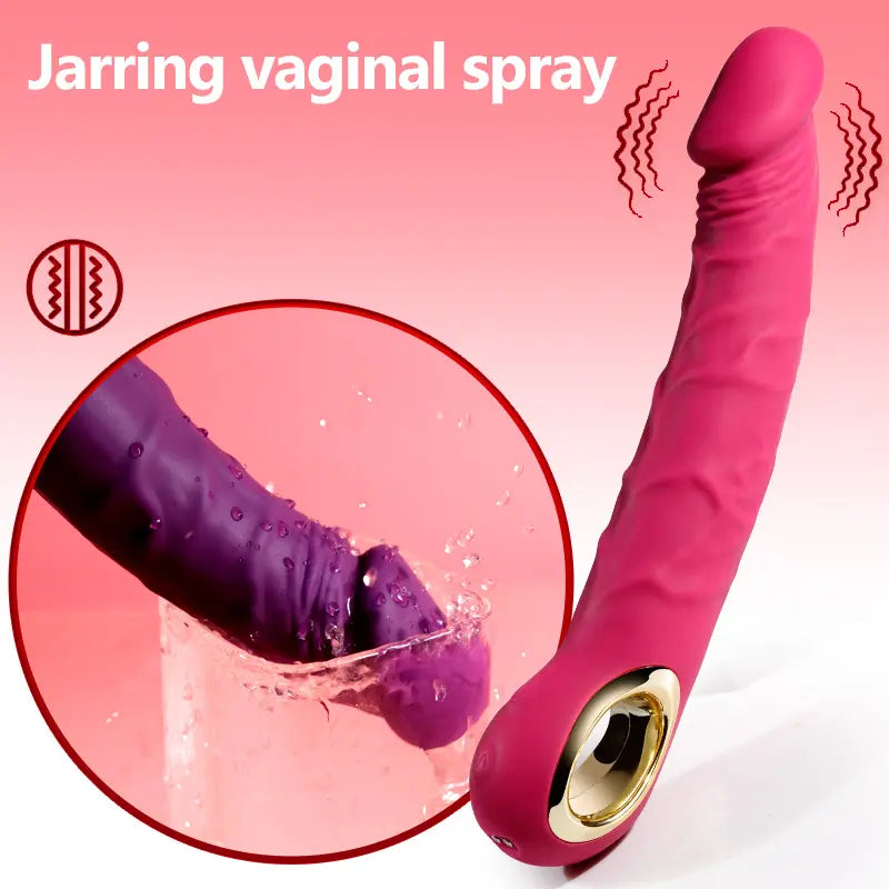 Jump-O Luxurious Slim G-spot Vibrator | 10 Functions | Silent  | Pink | USB