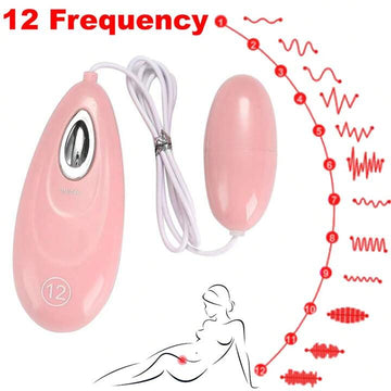 Come Closer Love Egg Vibrator | Pink | 12 Speeds | Kegle Trainer