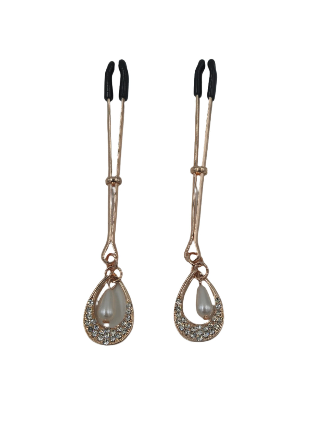 Fetish Clitoral Clamps | Rose Gold | Adjustable