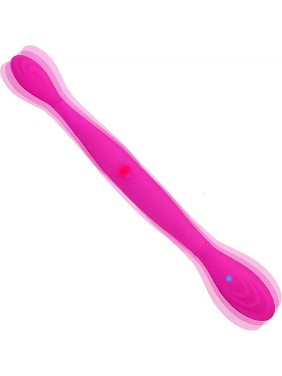 Double Ended Vibrator | Flexible | Pink | 7 Vibration | USB