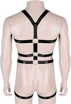 Spandax Exotic Body Strap Harness | Open Crotch Garter | Adjustable