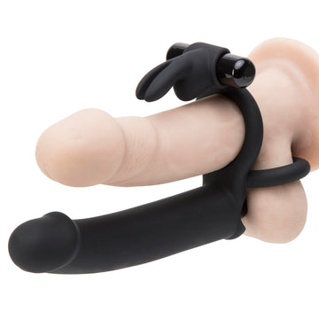 Fetish Double Penetrator | Cock Ring Rabbit Vibrator | Couple | Twin Bullet