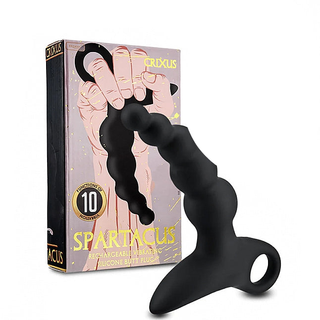 Spartacus Rechargeable Vibrating Silicone Butt Plug | USB | Water Resistant