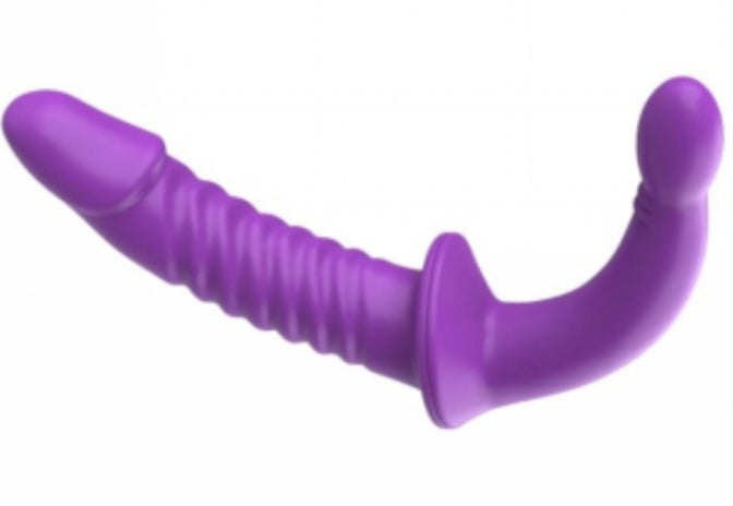 Come Closer Double Ended Dildo | Vagina | Anal | Purple | Soft Silicone