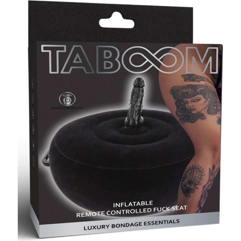 Taboom Inflatable Remote Controlled Fuck Seat | Black | Waterproof