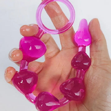 Beginner's Anal Beads | Pink | Flexible