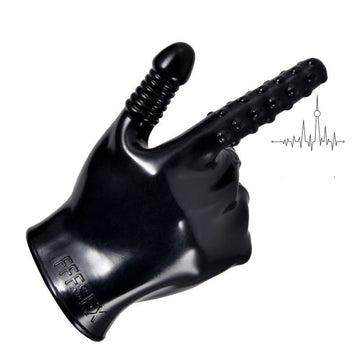 Oxballs Finger Fuck Glove Black | Buy Sex Toys Online | My Sex Shop