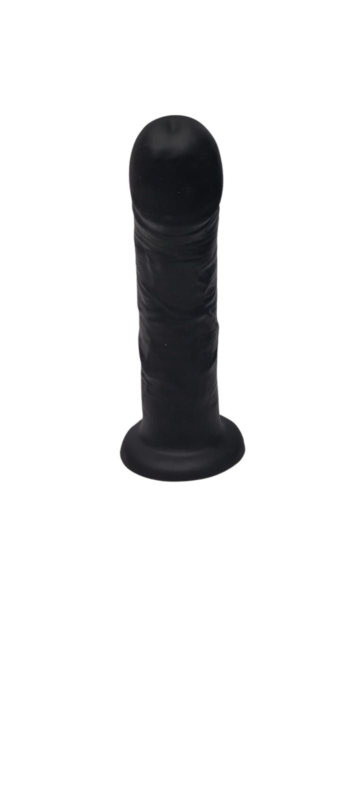 Come Closer  Black 8" Lifelike Silicone Dildo | Dual Core