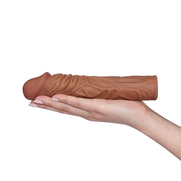 Rimba Reinforcing 7" Extension Penis Sleeve | Brown