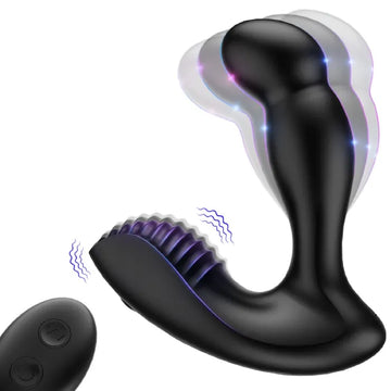 LEVETT 360 Rotating Head Stimulator | Vibrating Anal Plug | Remote Control | 2 Motors