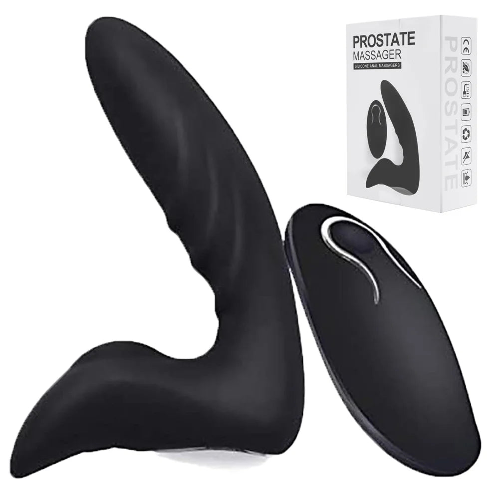 Prostate Massager | Vibrating Silicone Anal Massager | 12 Modes