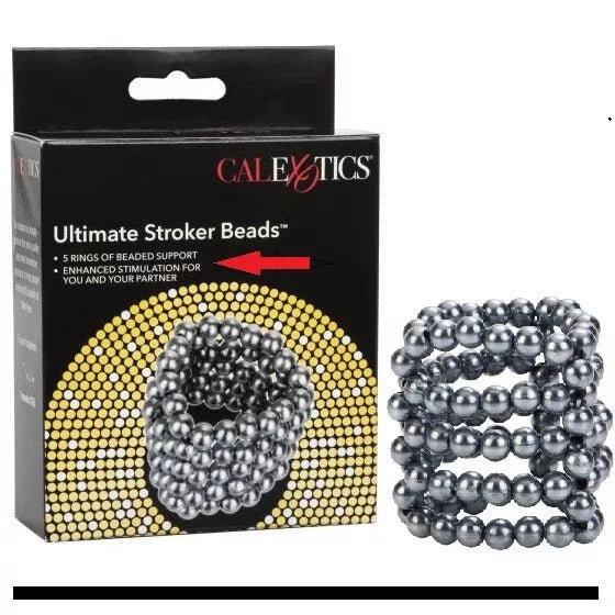 Calexotics | Ultimate Stroker Beads | Silver