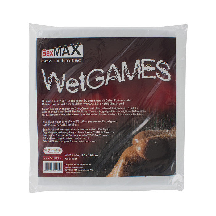 SexMax Wet Games | Sex Sheet | 180 X 220 | White