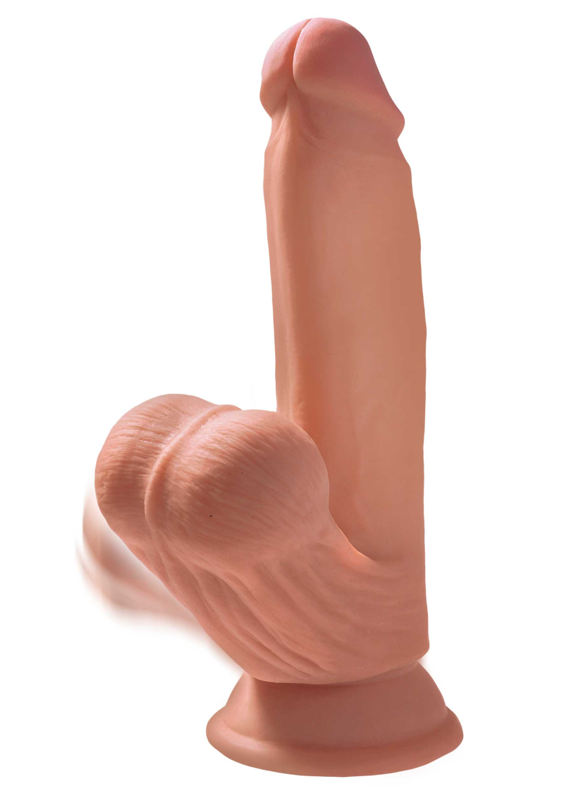 King Cock 3D 7' | Triple Density Cock Swinging Balls | Tan