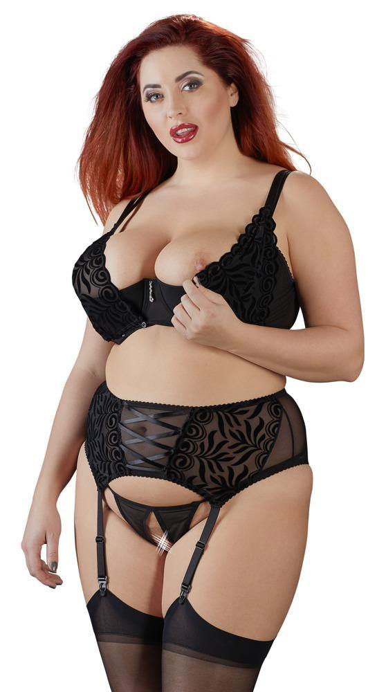 3-piece Suspender | Set | Cottelli CURVES