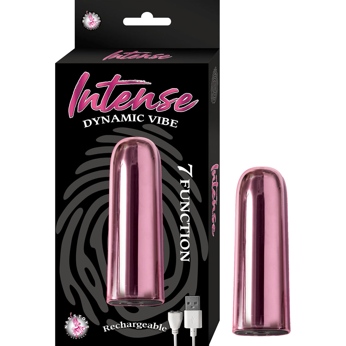 Intense Dynamic Vibe Bullet | Vibrator7 Functions | Waterproof | Ultra Quiet | USB