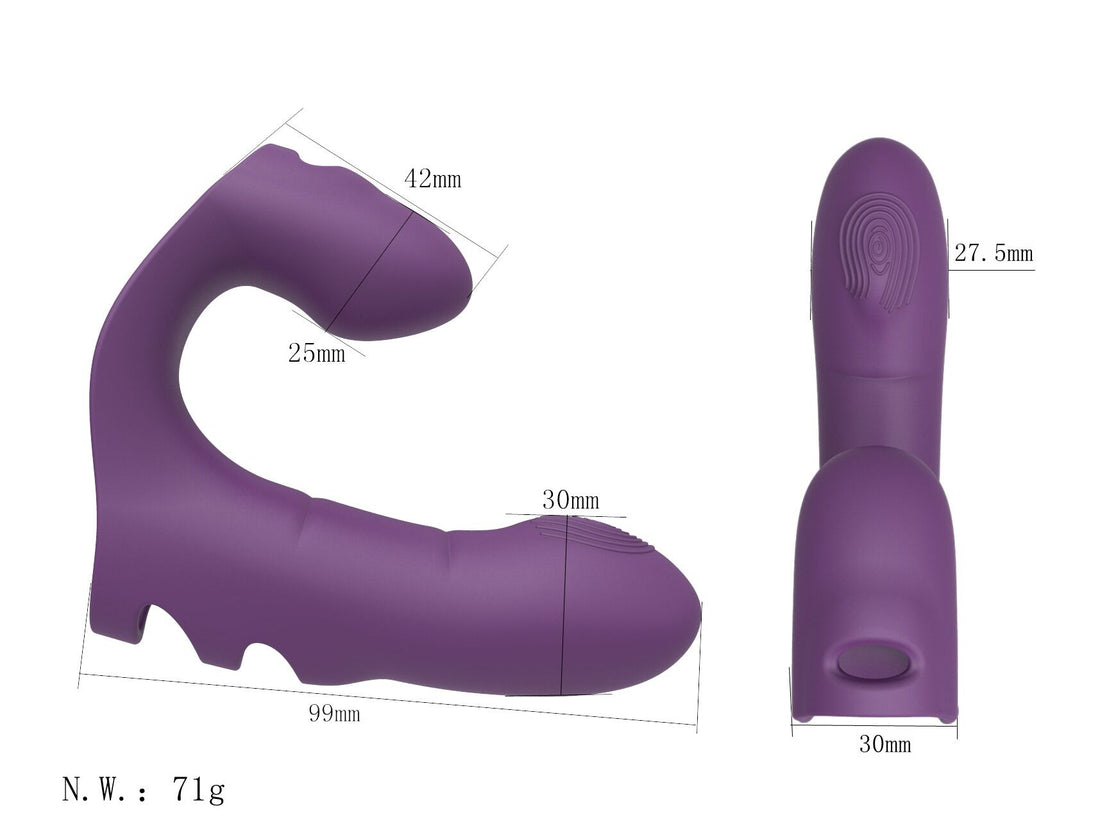 Come Closer Finger Double G Spot | Silicone | USB | 10 modes | Water P