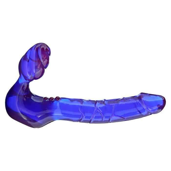 Bend Over Boyfriend |  7" Strapless Dildo | Blue