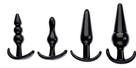 4 Piece Anal Plug Kit