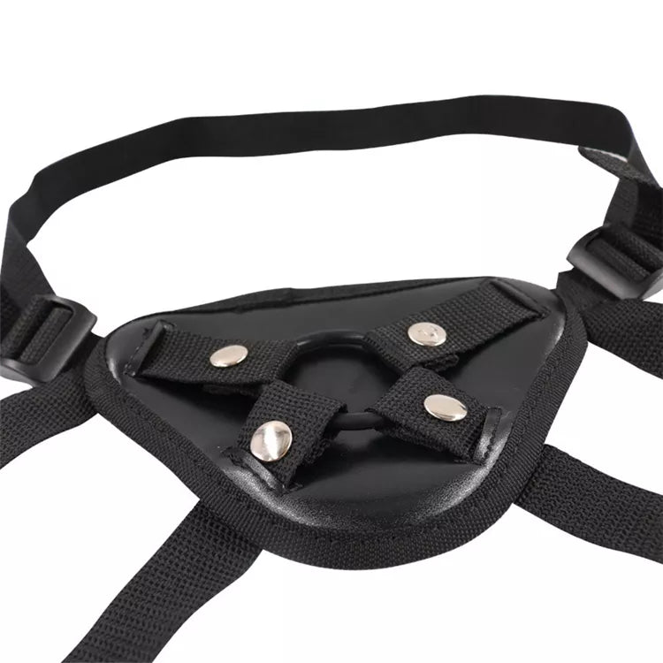 Beginners Universal Harness | Adjustable | Vegan Leather | Silicone Ri…