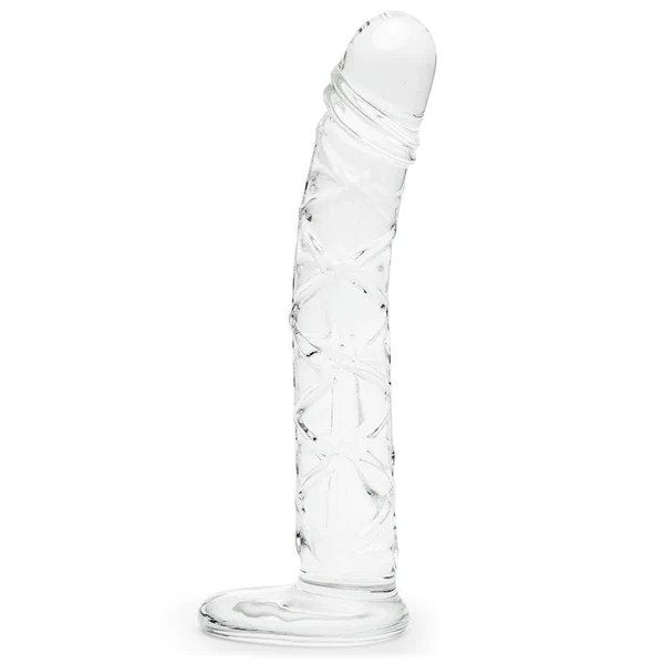 ICICLES Fetish Glass Dildo 8" | Fire & Ice | Hand Blown | Big Head | G…